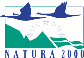 Natura 2000 logo, representing conservation efforts and environmental protection.